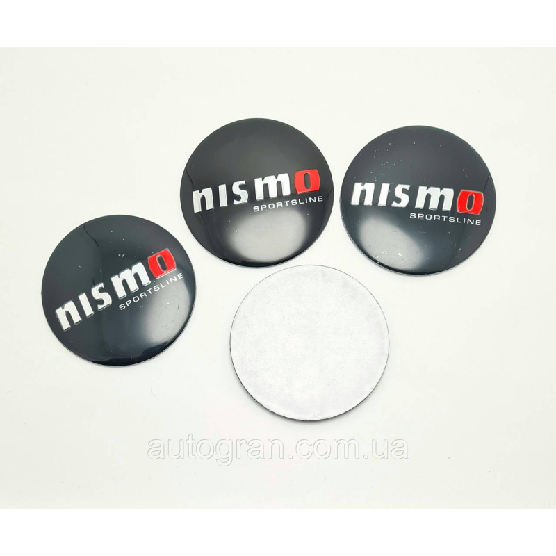 Наклейки на колпачки липких дисків Nismo 56мм