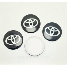 Наклейки на колпачки литих дисків Toyota 56м