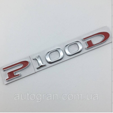 Емблема напис багажника Tesla P100D