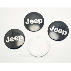 Наклейки на ковпачки литих дисків Jeep 56 мм
