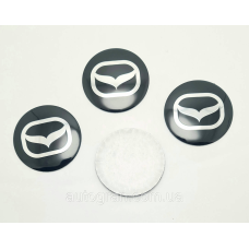 Наклейки на ковпачки литих дисків Mazda 56мм