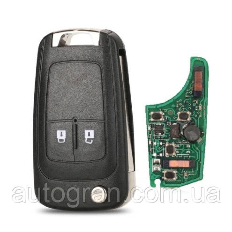 Ключ викидний Opel 2 кнопки 433MHz ID46 Ключ викидний Opel 2 кнопки 433MHz ID46