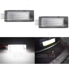 Діодна підсвітка номера Renault Dacia Duster 2010-17 Lodgy Captur Fluence ориг. номер. 8200013577