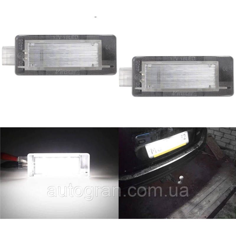 Діодна підсвітка номера Renault Dacia Duster 2010-17 Lodgy Captur Fluence ориг. номер. 8200013577 Діодна підсвітка номера Renault Dacia Duster 2010-17 Lodgy Captur Fluence ориг. номер. 8200013577