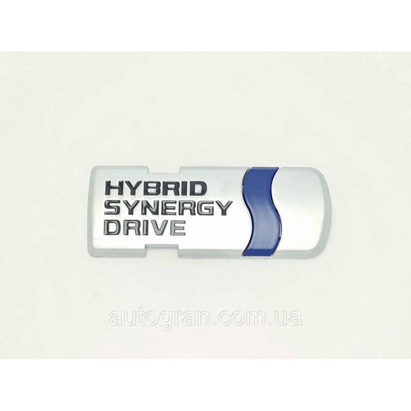 Емблема напис багажника Toyota Hybrid synergy drive