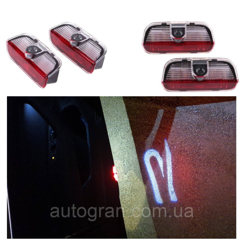 Підсвітка дверей VW Volkswagen Rline новий тип Passat B6 B7 CC Golf 6 7 Jetta Tiguan Touareg