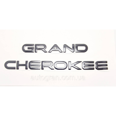 Емблема напис JEEP Grand Cherokee чорний