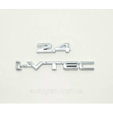 Емблема напис багажника Honda 2.4 I-Vtec