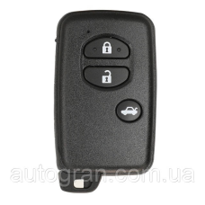 Корпус смарт ключа Toyota Prius Highlander LC200 LC150 чорний