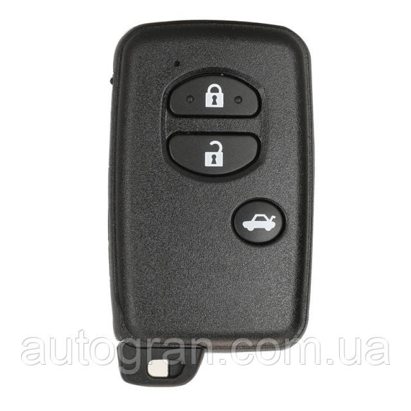 Корпус смарт ключа Toyota Prius Highlander LC200 LC150 чорний