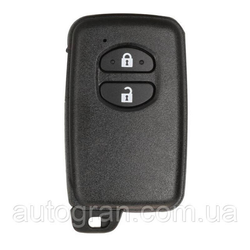 Корпус смарт ключа Toyota Prius Highlander LC200 LC150 2 кнопки Корпус смарт ключа Toyota Prius Highlander LC200 LC150 2 кнопки