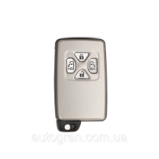 Корпус смарт ключа Toyota Prius Rav4 Highlander LC200 LC150 Camry Corolla 4 кнопки