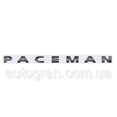 Емблема напис багажника Mini Paceman чорний