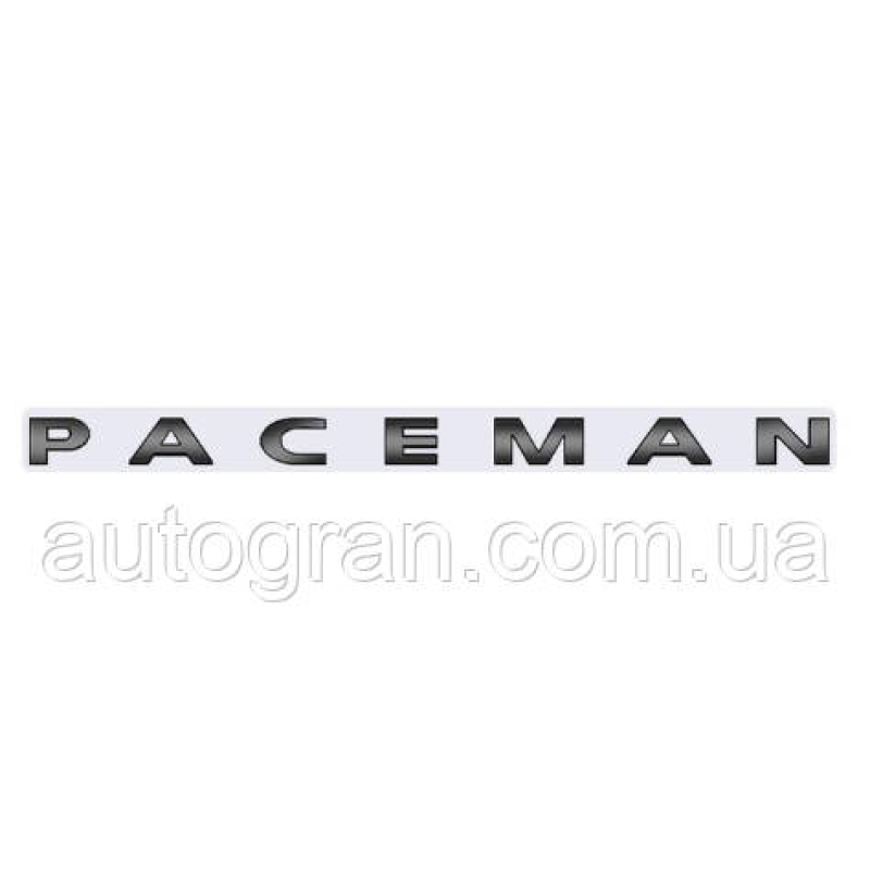 Емблема напис багажника Mini Paceman чорний