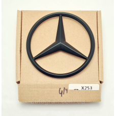 Емблема багажника зірка Mercedes GLC X253 чорна матова a2538170016