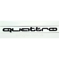 Емблема решітки Audi Quattro чорна