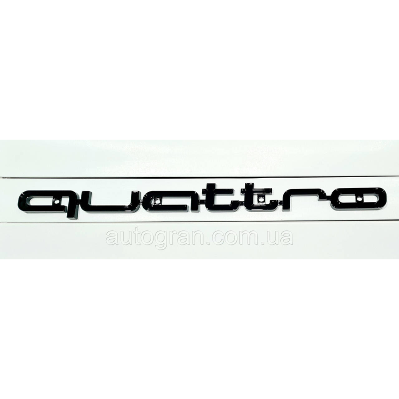 Емблема решітки Audi Quattro чорна