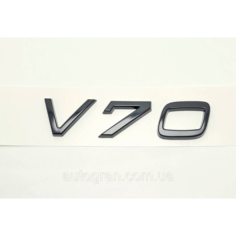 Емблема напис багажника Volvo V70 чорний