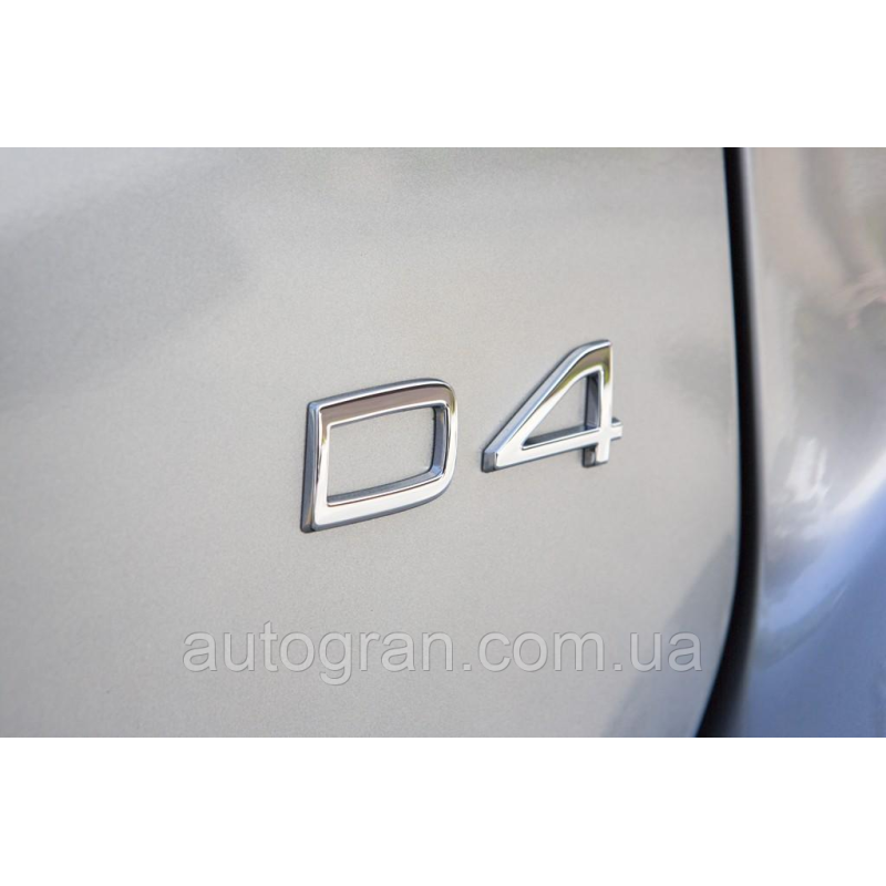 Емблема напис багажника Volvo D4