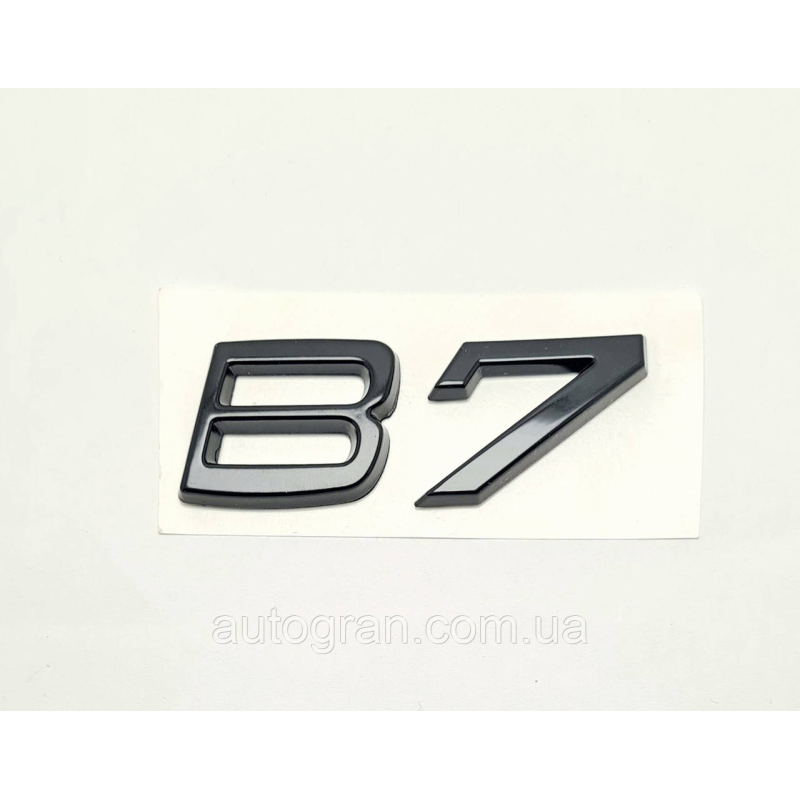 Емблема напис багажника Volvo B7 чорний