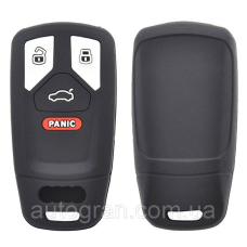 Силіконовий чохол на смарт-ключ Audi 3+1 кнопки новий тип