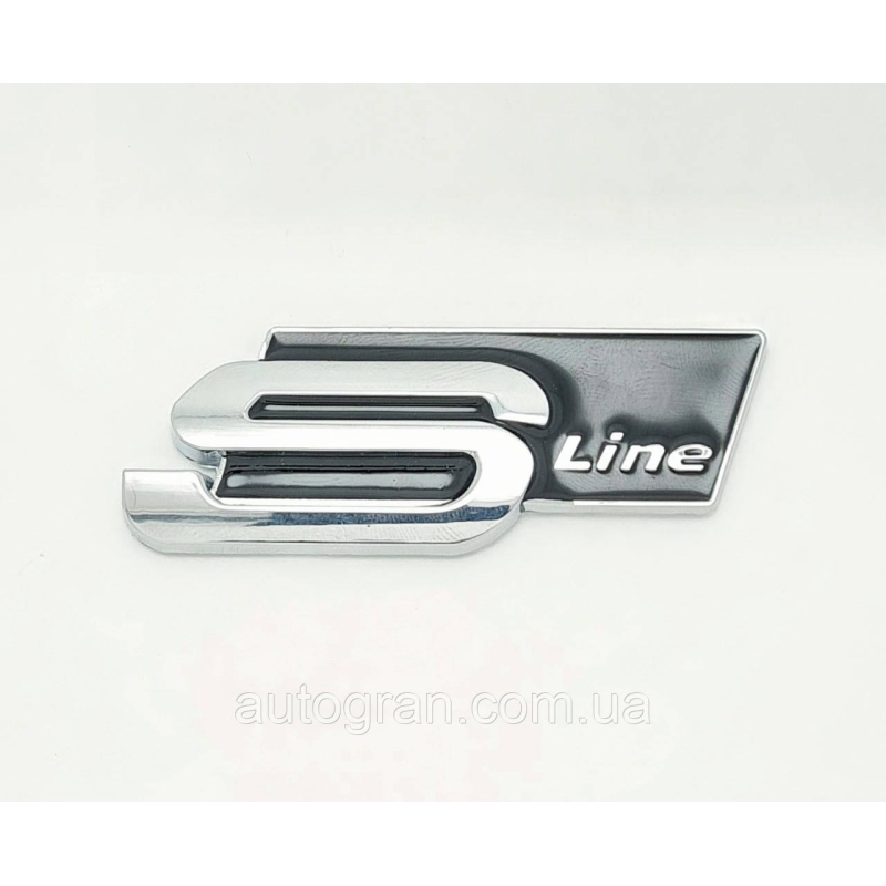 Емблема кузова Audi S-line Sline Емблема кузова Audi S-line Sline