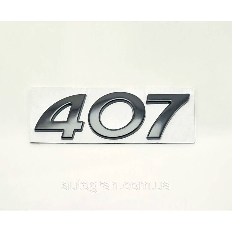 Емблема напис багажника Peugeot 407