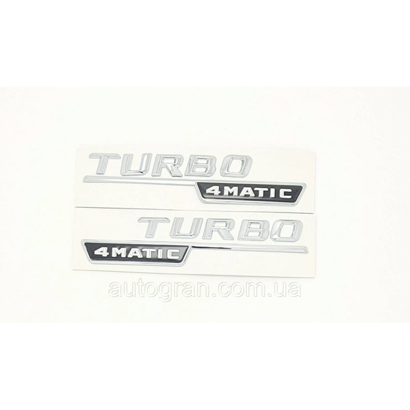 Емблеми на крила Mercedes Turbo 4matic Емблеми на крила Mercedes Turbo 4matic