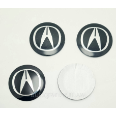 Наклейки на ковпачки литых дисків Acura 56мм