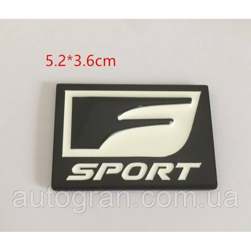 Емблема кузова Lexus Fsport 5.2см*3.6см