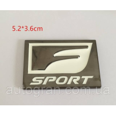 Емблема кузова Lexus Fsport 5.2см*3.6см
