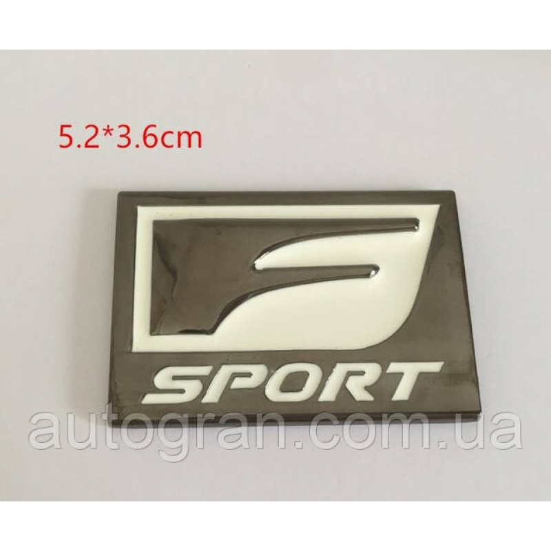 Емблема кузова Lexus Fsport 5.2см*3.6см