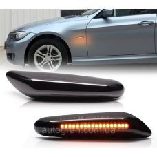 LED Покажчики повороту на крило BMW X3 E83 X1 E84 X5 X53 E60 E46 E81 E82 E90 чорні