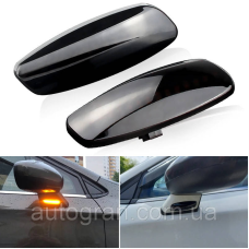 LED Покажчики повороту на крило Citroen C4 Picasso C3 C5 DS4 Peugeot 308 207 3008 5008 чорні