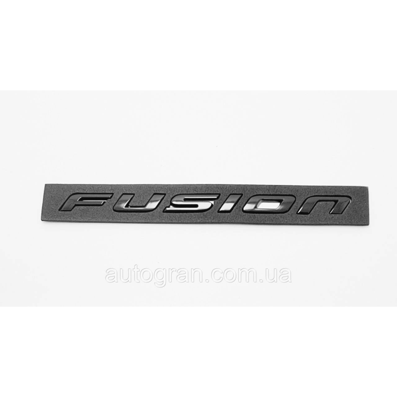 Емблема напис багажника Ford Fusion USA чорна