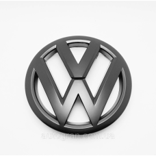 Емблема решітки радіатора Volkswagen Tiguan 2012-2016 чорна матова