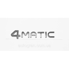 Емблема надпис багажника Mercedes EQC 4matic чёрная