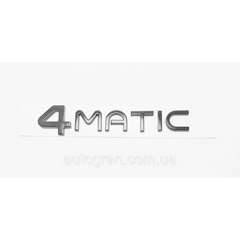 Емблема надпис багажника Mercedes EQC 4matic чёрная Емблема надпис багажника Mercedes EQC 4matic чёрная