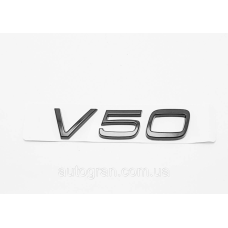 Емблема напис багажника Volvo V50