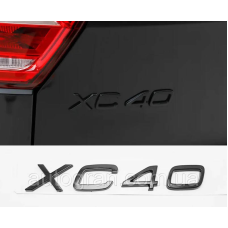 Емблема напис багажника Volvo XC40 чорна