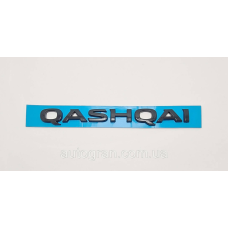 Емблема напис багажника Nissan Qashqai чорна