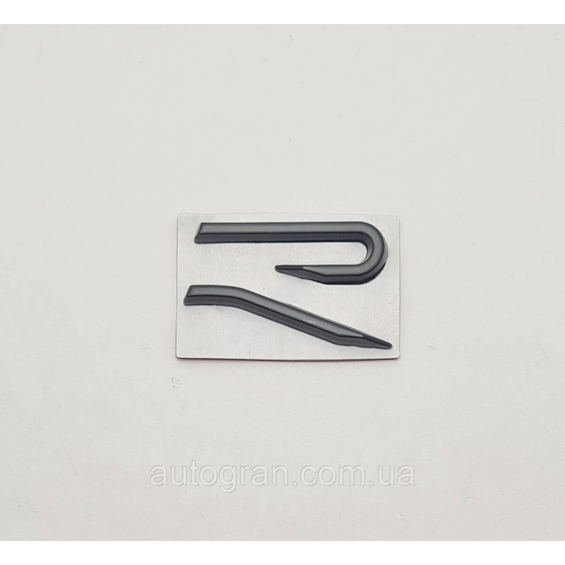 Емблема кузова VW Volkswagen R-line Rline чорна новий тип