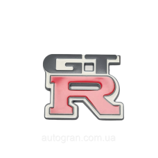 Емблема кузова Nissan GTR чорна