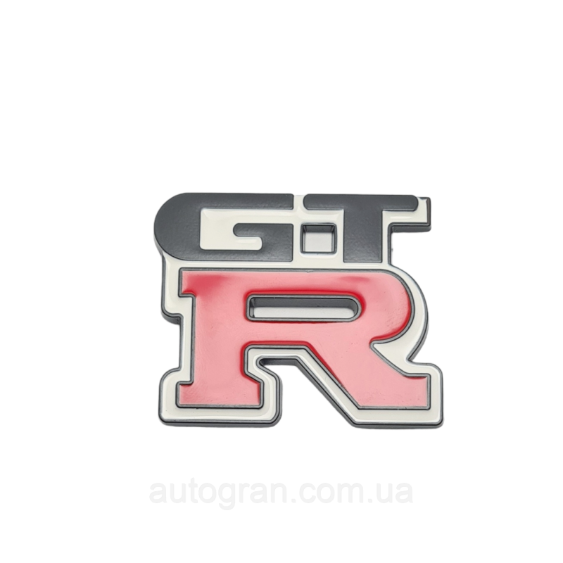 Емблема кузова Nissan GTR чорна