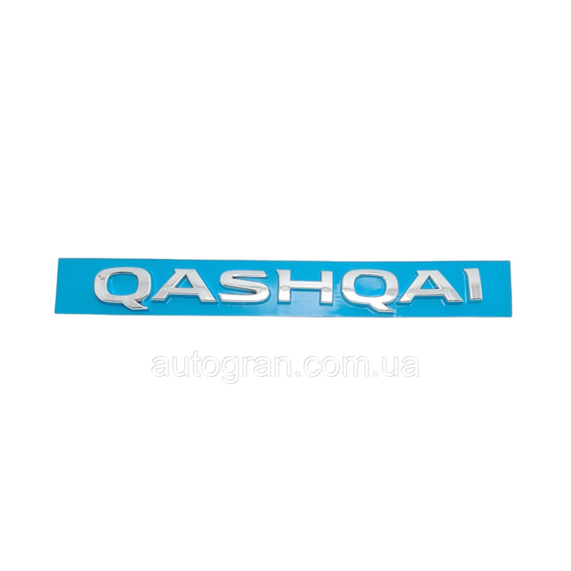 Емблема напис багажника Nissan Qashqai чорна