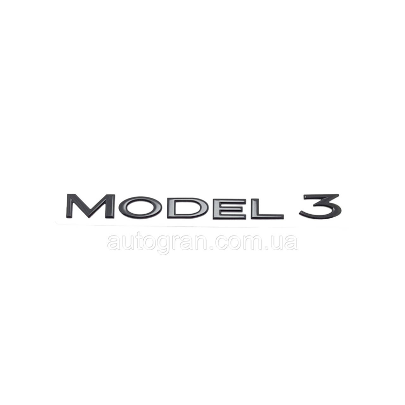Емблема напис багажника Tesla Model 3