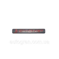 Емблема напис багажника Ford Ecoboost чорно-червона