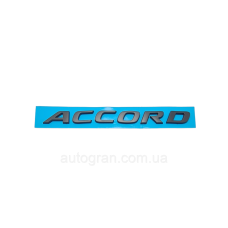 Емблема напис багажника Honda Accord чорна