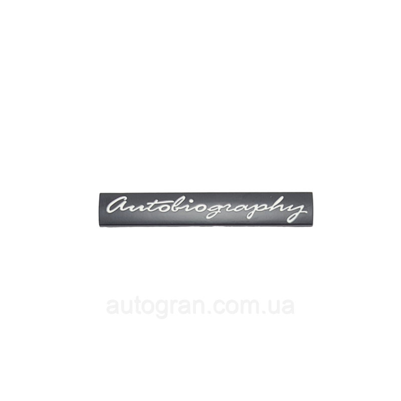 Емблема кришки багажника Range Rover Autobiography чорна матова