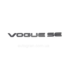 Емблема напис багажника Range Rover Vogue SE чорна
